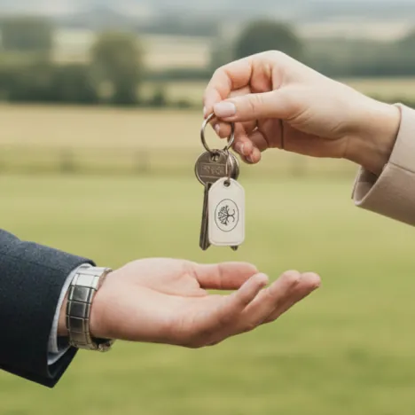 Handing over the keys to a new Clatterbury home